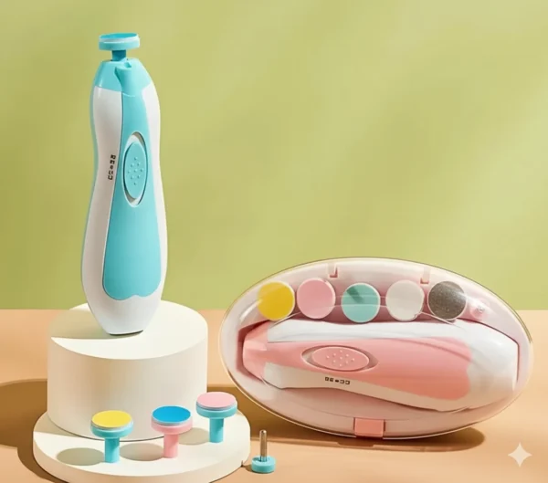Whisper-Quiet Electric Baby Nail Trimmer Kit | Safe & Gentle Nail File for Newborns, Toddlers, and Adults - Image 4